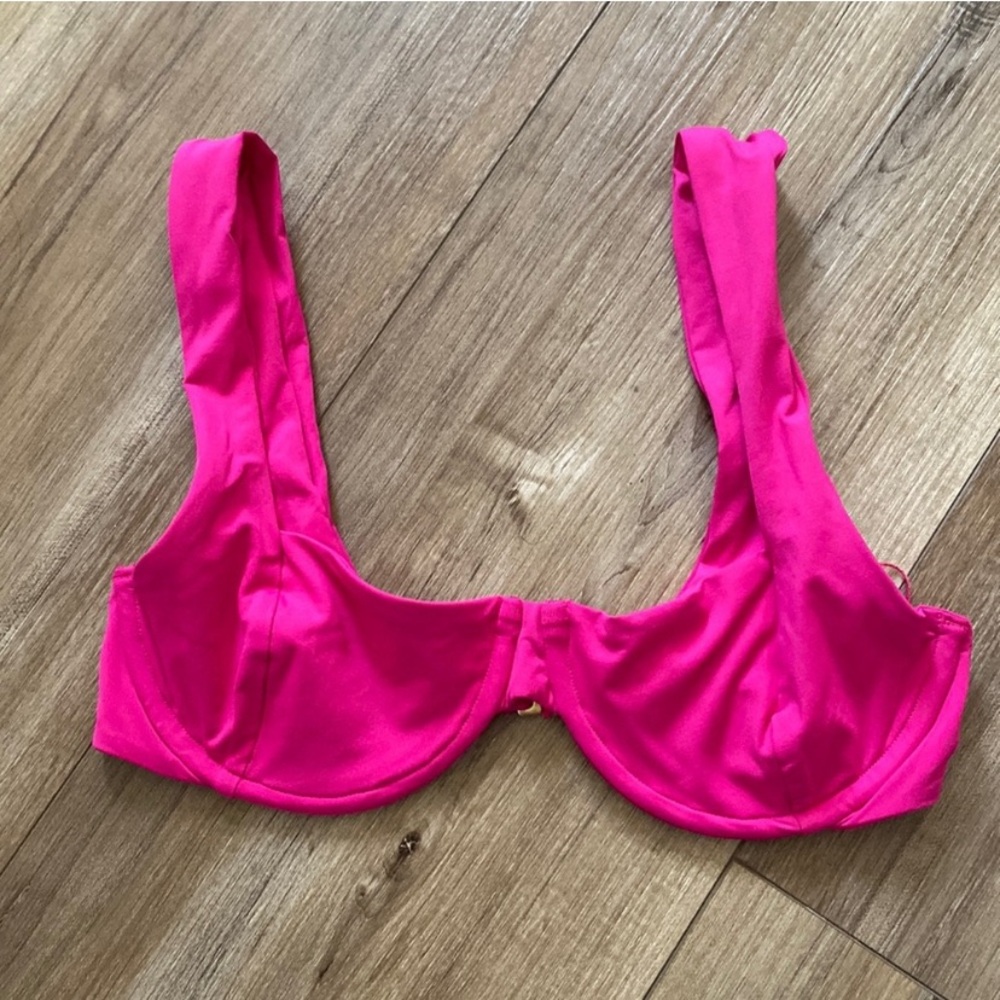 L*Space Hot Pink Bikini Tori Top & Bottoms